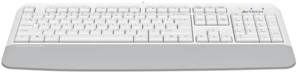 Клавиатура A4Tech Fstyler FK20 белый USB Multimedia (подставка для запястий) (FK20) кабель 1.5м