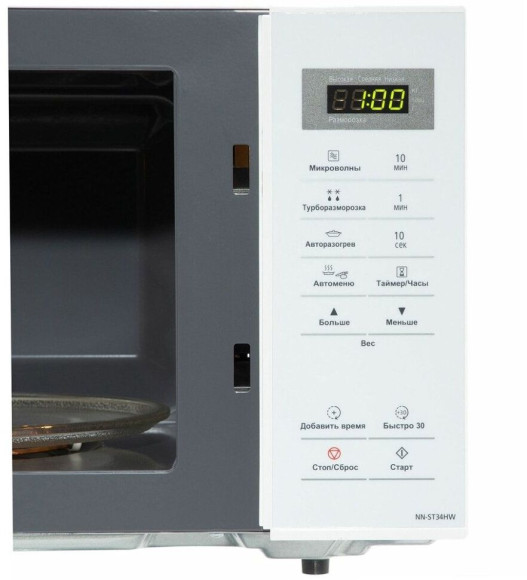 Микроволновая Печь Panasonic NN-ST34HWZPE 25л. 800Вт белый Микроволновая Печь Panasonic NN-ST34HWZPE 25л. 800Вт белый