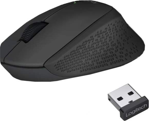 Мышь Logitech M280 черный оптическая 1000dpi беспров. USB 2but (910-004298)
