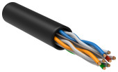Кабель информационный ITK LC3-C604-139 кат.6 UTP 4 пары 23AWG LDPE внешний 305м черный Кабель информационный ITK LC3-C604-139 кат.6 UTP 4 пары 23AWG LDPE внешний 305м черный