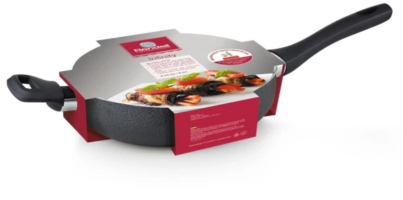 Сотейник Rondell Infinity RDA-574 2.9л. d=24см (с крышкой) черный