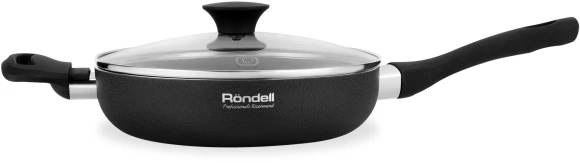 Сотейник Rondell Infinity RDA-574 2.9л. d=24см (с крышкой) черный