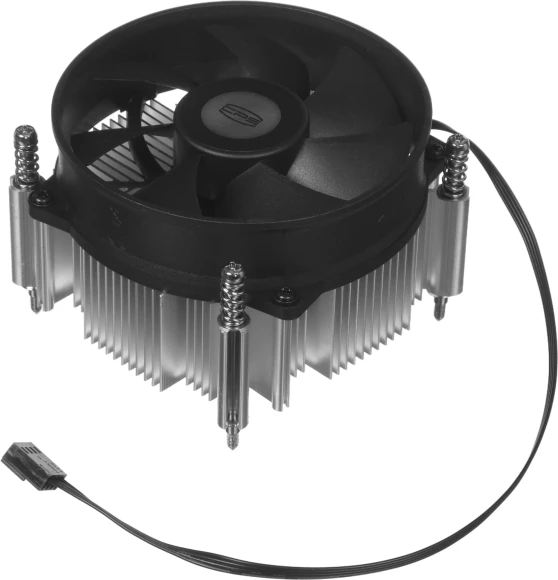 Устройство охлаждения(кулер) PcCooler R95S-I Soc-1200/1700/1851 серебристый/черный 4-pin 31.1dB Al 95W 360gr Ret (R95S-XXNIXX-GL)