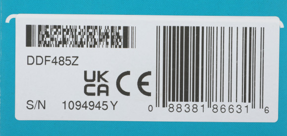 Дрель-шуруповерт Makita DDF485Z аккум. патрон:быстрозажимной