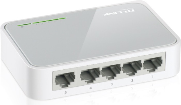 Коммутатор TP-Link TL-SF1005D (L2) 5x100Мбит/с неуправляемый