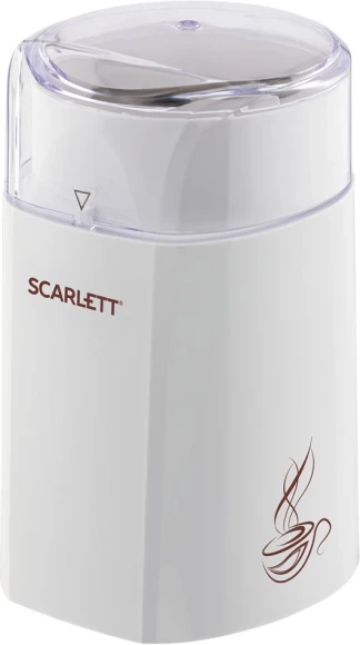 Кофемолка Scarlett SC-CG44506 150Вт сист.помол.:ротац.нож вместим.:60гр белый Кофемолка Scarlett SC-CG44506 150Вт сист.помол.:ротац.нож вместим.:60гр белый