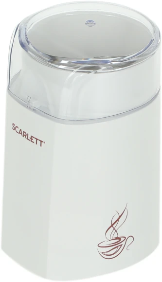 Кофемолка Scarlett SC-CG44506 150Вт сист.помол.:ротац.нож вместим.:60гр белый Кофемолка Scarlett SC-CG44506 150Вт сист.помол.:ротац.нож вместим.:60гр белый