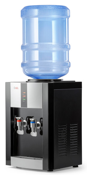 Кулер AEL TD-AEL-47 настольный электронный черный/серебристый