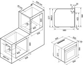 Духовой шкаф Электрический Krona Element D Plus черный Духовой шкаф Электрический Krona Element D Plus черный