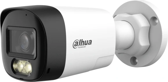 Камера видеонаблюдения аналоговая Dahua DH-HAC-HFW1801RLP-IL-T-0280B 2.8-2.8мм HD-CVI HD-TVI цв. корп.:белый
