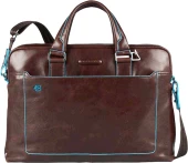 Деловая сумка Piquadro Blue Square CA3335B2/MO с отделением для ноутбука 15" коричневая натур.кожа Деловая сумка Piquadro Blue Square CA3335B2/MO с отделением для ноутбука 15" коричневая натур.кожа