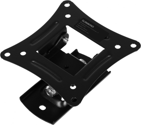 Кронштейн для телевизора SunWind 1F черный 20"-29" макс.15кг настенный поворот и наклон