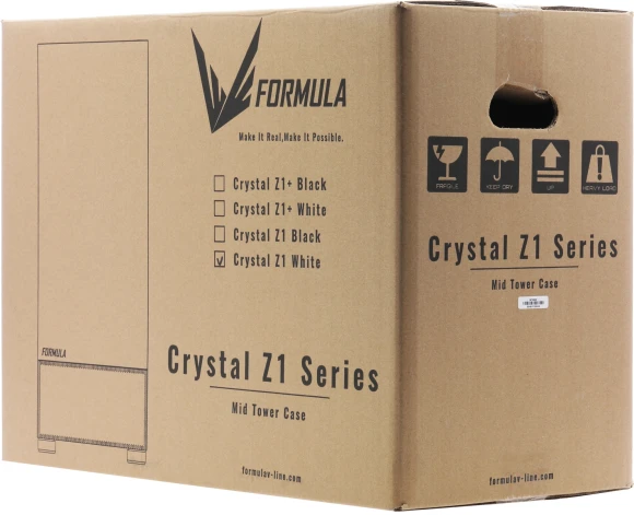 Корпус Formula Crystal Z1 белый без БП ATX 3x120mm 2xUSB2.0 1xUSB3.0 audio bott PSU Корпус Formula Crystal Z1 белый без БП ATX 3x120mm 2xUSB2.0 1xUSB3.0 audio bott PSU