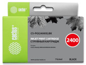 Картридж струйный Cactus CS-PGI2400XLBK PGI-2400XLBK черный пигментный (74.6мл) для Canon MAXIFY iB4040/ МВ5040/ МВ5340 с чипом