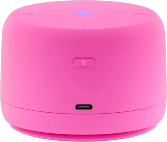 Умная колонка Yandex Станция Лайт 2 без часов Алиса розовый 6W 1.0 BT/Wi-Fi 10м (YNDX-00028PNK)