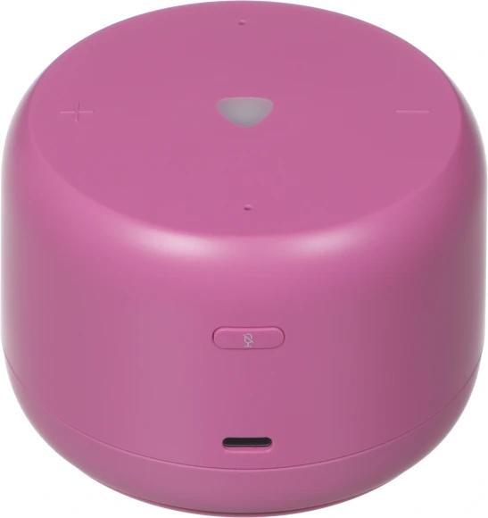 Умная колонка Yandex Станция Лайт 2 без часов Алиса розовый 6W 1.0 BT/Wi-Fi 10м (YNDX-00028PNK)