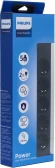 Сетевой фильтр Philips CHP2155BA/51 2м (5 розеток) черный (коробка)