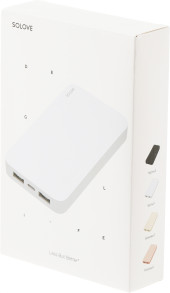 Мобильный аккумулятор Solove 003M 20000mAh QC3.0 18W 3A 2xUSB-A/USB-C белый (003M WHITE RUS)