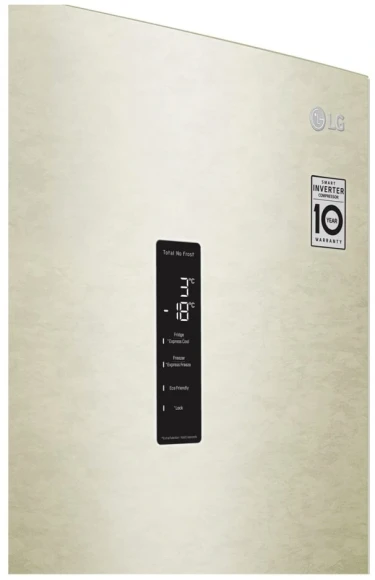 Холодильник LG GA-B509CESL 2-хкамерн. бежевый мат. инвертер