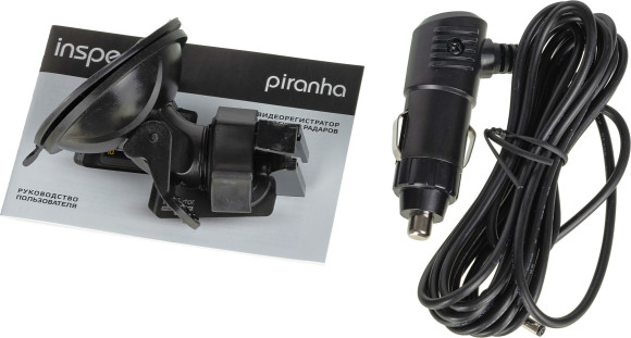 Видеорегистратор с радар-детектором Inspector Piranha GPS ГЛОНАСС черный