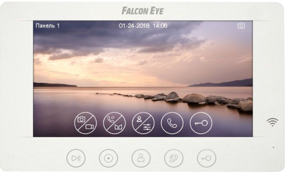 Видеодомофон Falcon Eye Cosmo HD Wi-Fi белый Видеодомофон Falcon Eye Cosmo HD Wi-Fi белый