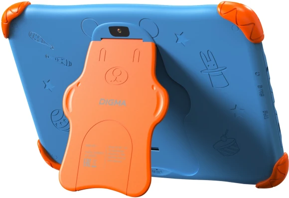 Планшет Digma Kids A8 SC9863A (1.6) 8C RAM2Gb ROM32Gb 8" IPS 1280x800 4G Android 11.0 Go синий 2Mpix 0.3Mpix BT WiFi microSD 512Gb 3000mAh 240hrs