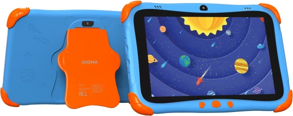 Планшет Digma Kids A8 SC9863A (1.6) 8C RAM2Gb ROM32Gb 8" IPS 1280x800 4G Android 11.0 Go синий 2Mpix 0.3Mpix BT WiFi microSD 512Gb 3000mAh 240hrs