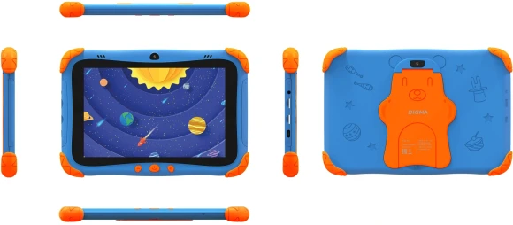Планшет Digma Kids A8 SC9863A (1.6) 8C RAM2Gb ROM32Gb 8" IPS 1280x800 4G Android 11.0 Go синий 2Mpix 0.3Mpix BT WiFi microSD 512Gb 3000mAh 240hrs
