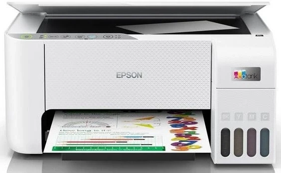 МФУ струйный Epson L3256 (C11CJ67411/421/504/524/516/519) A4 WiFi белый