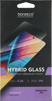 Защитное стекло для экрана BoraSCO Hybrid Glass прозрачный для ZTE Blade A31 Plus 2.5D антиблик. 1шт. (70010) Защитное стекло для экрана BoraSCO Hybrid Glass прозрачный для ZTE Blade A31 Plus 2.5D антиблик. 1шт. (70010)