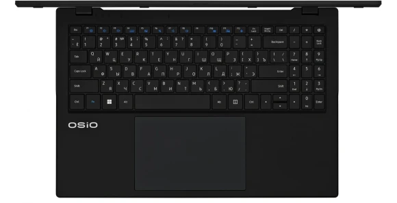 Ноутбук Osio BaseLine B150i-009b N-series N200 8Gb SSD512Gb Intel UHD Graphics 15.6" IPS FHD (1920x1080) без ОС black WiFi BT Cam 5000mAh