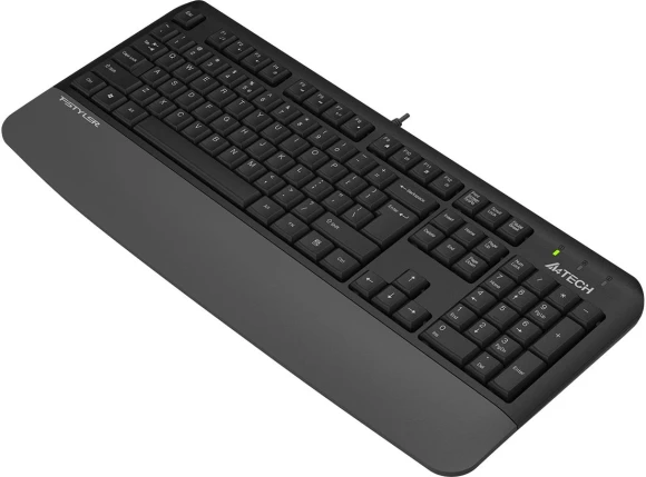 Клавиатура A4Tech Fstyler FK20 серый USB Multimedia (подставка для запястий) (FK20) кабель 1.5м