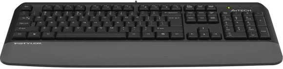 Клавиатура A4Tech Fstyler FK20 серый USB Multimedia (подставка для запястий) (FK20) кабель 1.5м
