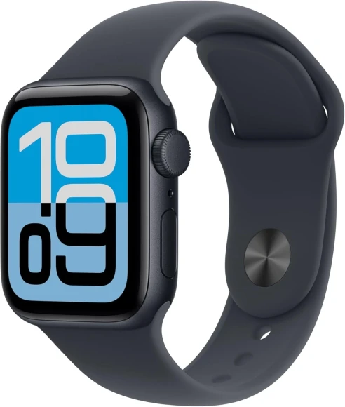 Смарт-часы Apple Watch SE 3 2025 A3324 OLED корп.темная ночь Sport Band рем.темная ночь разм.брасл.:M/L (MEHC4LW/A) Смарт-часы Apple Watch SE 3 2025 A3324 OLED корп.темная ночь Sport Band рем.темная ночь разм.брасл.:M/L (MEHC4LW/A)
