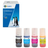 Чернила G&G GG-103BKCMY-45ml*4 103BKCMY голубой/пурпурный/желтый/черный набор 4x45мл для Epson EcoTank L1110/1210/1250/3110/3111/3116/3150/3151/3156/3160/3210/3211/3250/3251/3256/3260/3266/5190/5290/5296 Чернила G&G GG-103BKCMY-45ml*4 103BKCMY голубой/пурпурный/желтый/черный набор 4x45мл для Epson EcoTank L1110/1210/1250/3110/3111/3116/3150/3151/3156/3160/3210/3211/3250/3251/3256/3260/3266/5190/5290/5296
