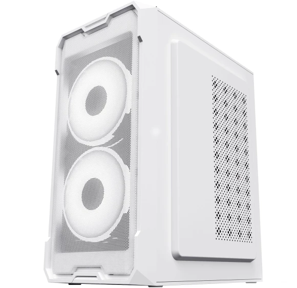 Корпус Оклик OCC-MN302F белый без БП mATX 1xUSB2.0 1xUSB3.0 audio Корпус Оклик OCC-MN302F белый без БП mATX 1xUSB2.0 1xUSB3.0 audio