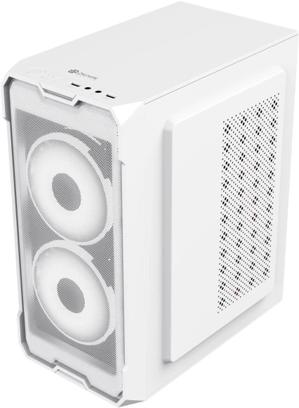 Корпус Оклик OCC-MN302F белый без БП mATX 1xUSB2.0 1xUSB3.0 audio Корпус Оклик OCC-MN302F белый без БП mATX 1xUSB2.0 1xUSB3.0 audio