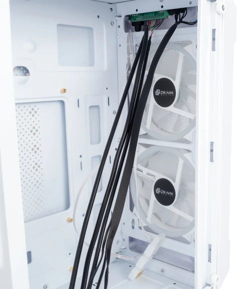 Корпус Оклик OCC-MN302F белый без БП mATX 1xUSB2.0 1xUSB3.0 audio Корпус Оклик OCC-MN302F белый без БП mATX 1xUSB2.0 1xUSB3.0 audio