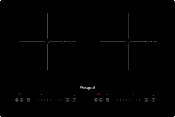 Индукционная варочная поверхность Weissgauff HI 412 H черный