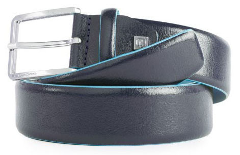 Ремень мужской Piquadro Blue Square CU5258B2/BLU2 125х3.5см синий натур.кожа