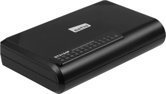 Коммутатор Netis ST3124P (L2) 24x100Мбит/с неуправляемый