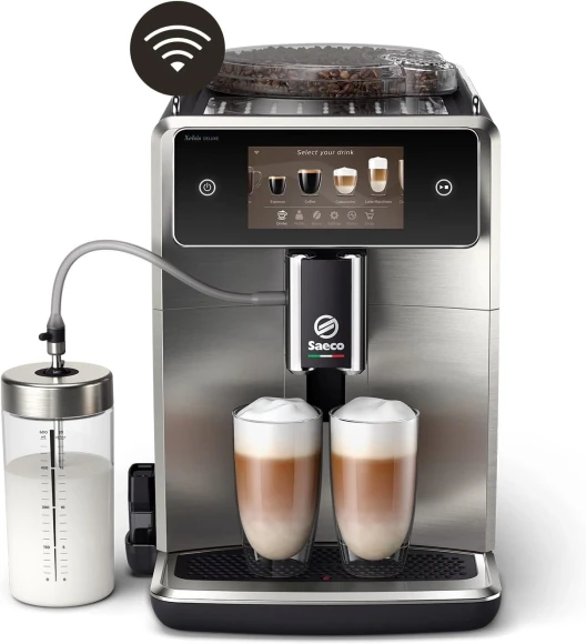 Кофемашина Saeco SM8785/00 серебристый Кофемашина Saeco SM8785/00 серебристый