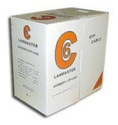 Кабель информационный Lanmaster TWT-6UTP-GY кат.6 UTP 4 пары 23AWG PVC внутренний 305м серый Кабель информационный Lanmaster TWT-6UTP-GY кат.6 UTP 4 пары 23AWG PVC внутренний 305м серый