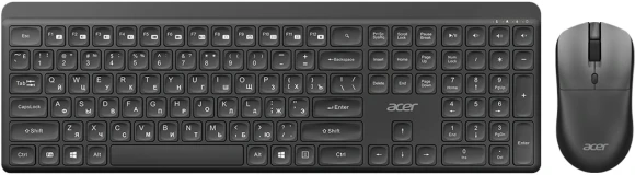 Клавиатура + мышь Acer OCC502 клав:черный мышь:черный USB беспроводная Multimedia (ZL.ACC11.00J)