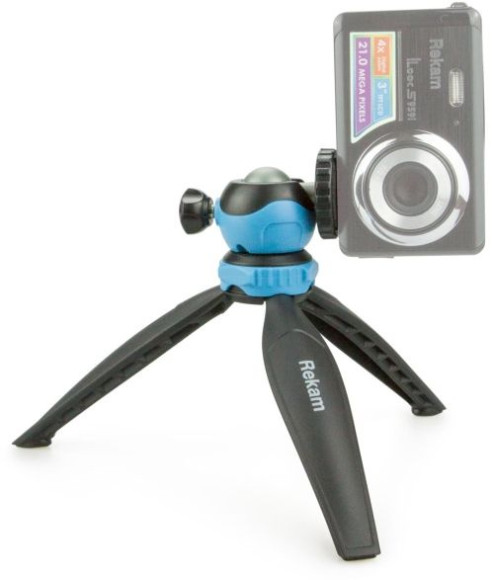 Штатив Rekam Pokipod M-150 настольный черный пластик/металл (143гр.) Штатив Rekam Pokipod M-150 настольный черный пластик/металл (143гр.)