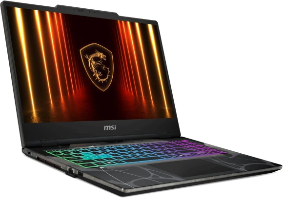 Ноутбук MSI Cyborg 15 C2WE-016XRU Core 7 240H 16Gb SSD1Tb NVIDIA GeForce RTX5050 8Gb 15.6" IPS FHD (1920x1080) FreeDOS grey WiFi BT Cam (9S7-15T121-016)