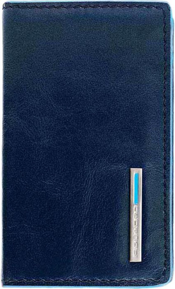 Чехол для визитных карт Piquadro Blue Square PP1263B2/BLU2 синий натур.кожа Чехол для визитных карт Piquadro Blue Square PP1263B2/BLU2 синий натур.кожа