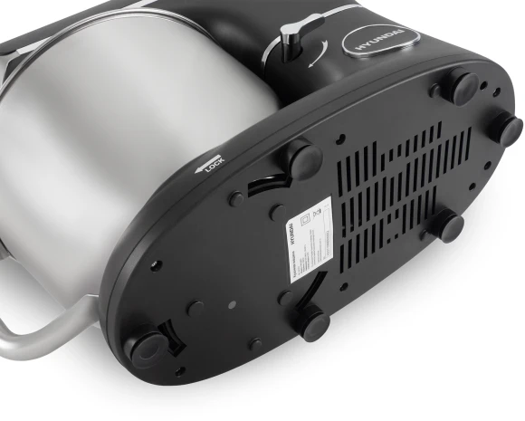 Кухонная машина Hyundai HYM-S8591 планетар.вращ. 1500Вт черный/серебристый