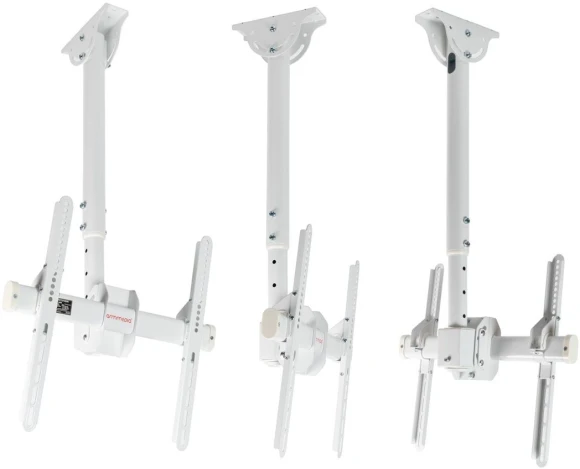 Кронштейн для телевизора Arm Media LCD-1800 белый 26"-65" макс.50кг потолочный поворот и наклон Кронштейн для телевизора Arm Media LCD-1800 белый 26"-65" макс.50кг потолочный поворот и наклон