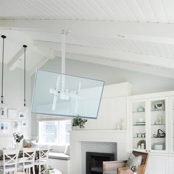 Кронштейн для телевизора Arm Media LCD-1800 белый 26"-65" макс.50кг потолочный поворот и наклон Кронштейн для телевизора Arm Media LCD-1800 белый 26"-65" макс.50кг потолочный поворот и наклон